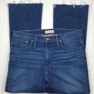 [Madewell] Cali Demi-Boot Raw Hem Jeans